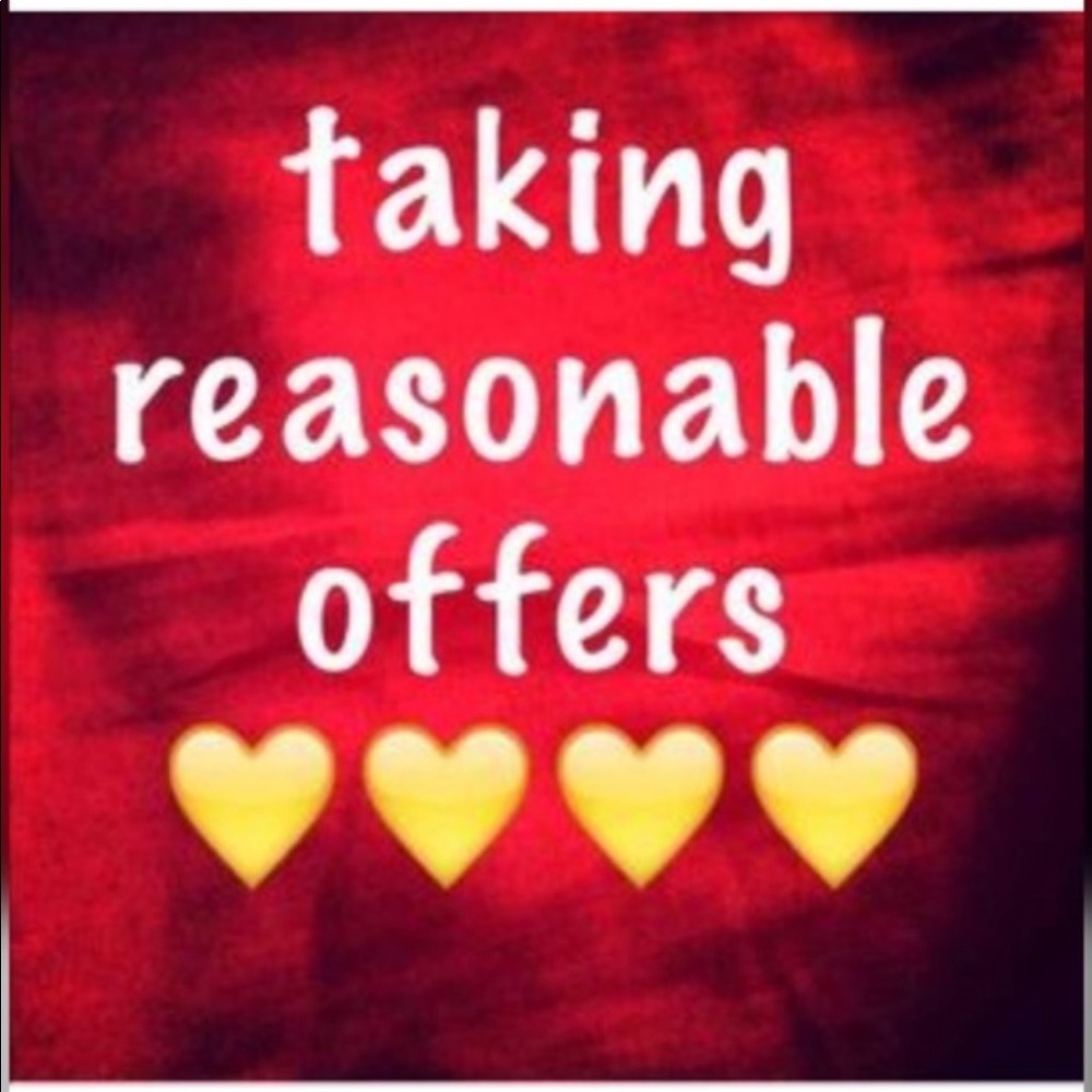 Im willing to negotiate but please keep it within reason thanks